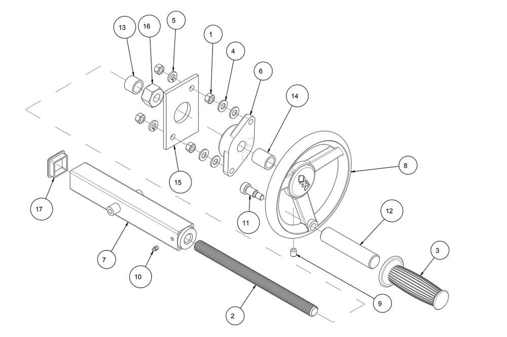Section 05 Diagram and Parts List for MK-5010S 166929 MK Diamond Concrete Saw